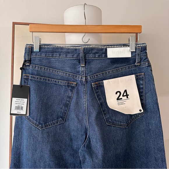 NWT re/done low rider loose crystal bay fade 24 - Picture 7 of 9